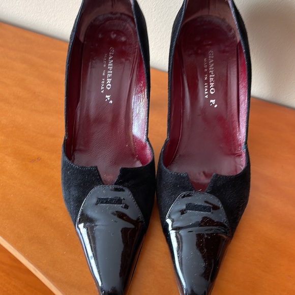 Women shoes natural leather and suede combination - Picture 5 of 5